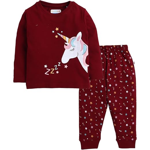 BUMZEE Girls Cotton Full Sleeves Set