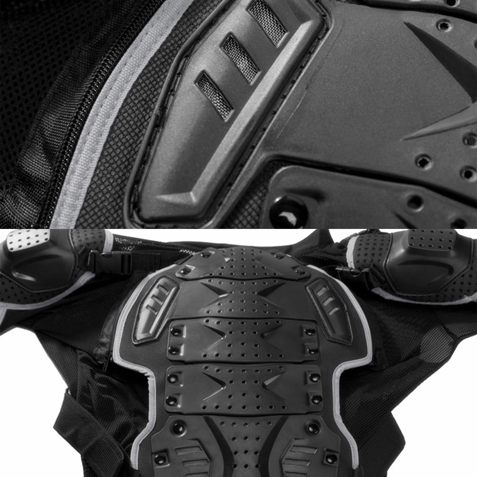 RXR Protect Gilet de protection gonflable pour moto, Pare pierre avec