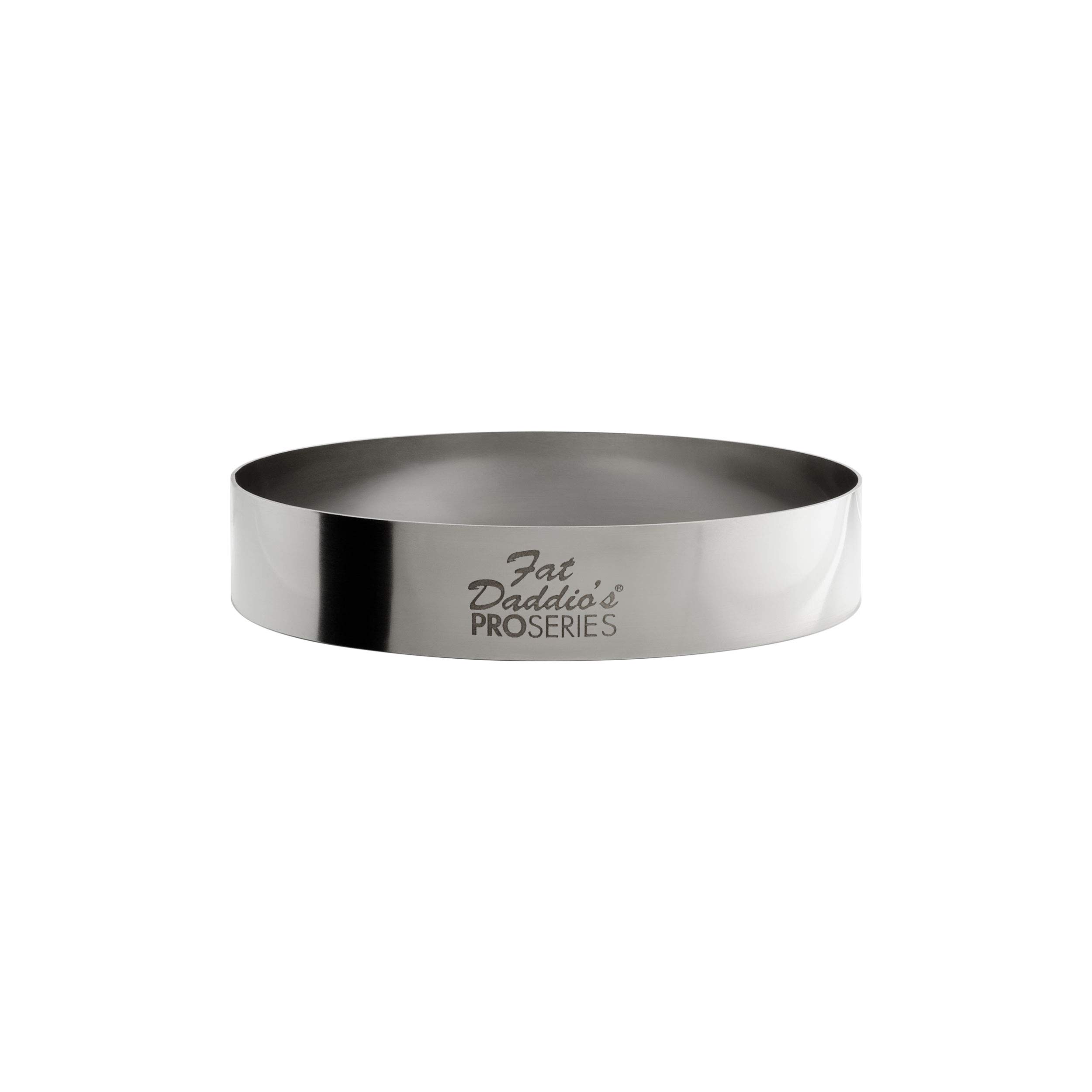 Fat Daddio's Stainless Steel Round Cake &amp; Pastry Ring 3.5 x 0.75 Inch