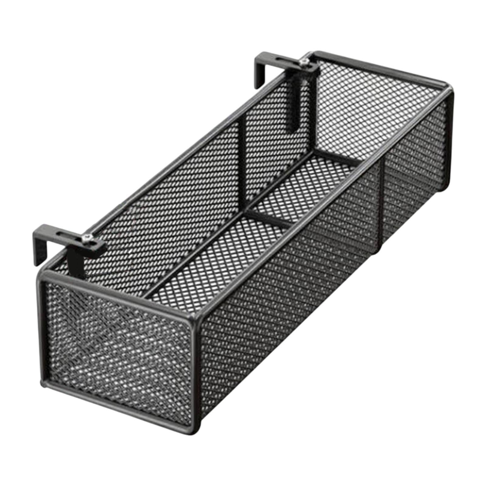 Cesta de Metal para Almacenamiento en Cama, Organizador Lateral para Dormitorio, tal como se describe, 27x15x9cm