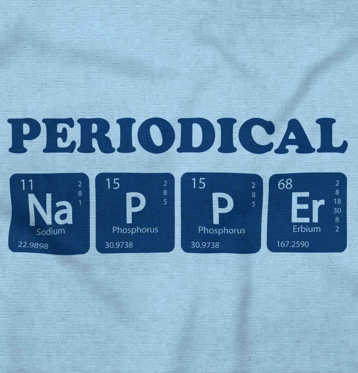 Brisco Brands Periodical Napper Science Nerd Baby Romper Boys or Girls