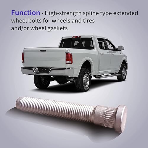 Miniatura 6 de 2 piezas, 6509420AA - Perno de rueda trasera para Dodge Ram 4500 5500 2013-2022