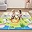 UANLAUO Baby Play Mat 59 x 59 Playmat for Infants - XPE Foam Floor Mats Foldable Design for Toddlers, Waterproof Infant Crawling Mats for Indoor/Outdoor, Thick Kids Mat for Babies 6-12 Months