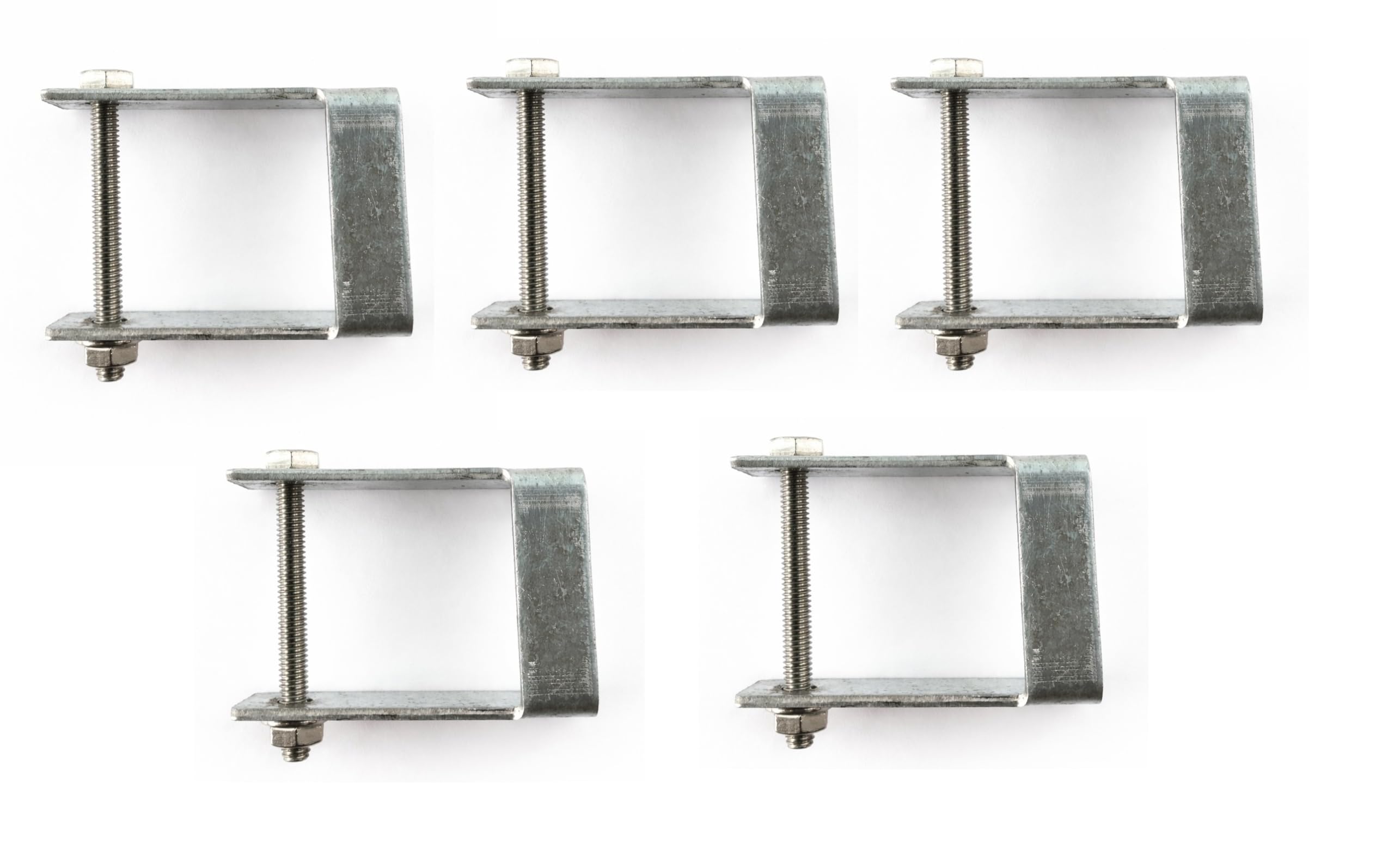 MOREL 40x40 MM Solar C CLAMP with NUT and Screw for MOUNTING Solar Panels ON Rails & Structures. Pack 5 (40 x 40 MM C CLAMP with NUT Screw -Pack 5)-image-6