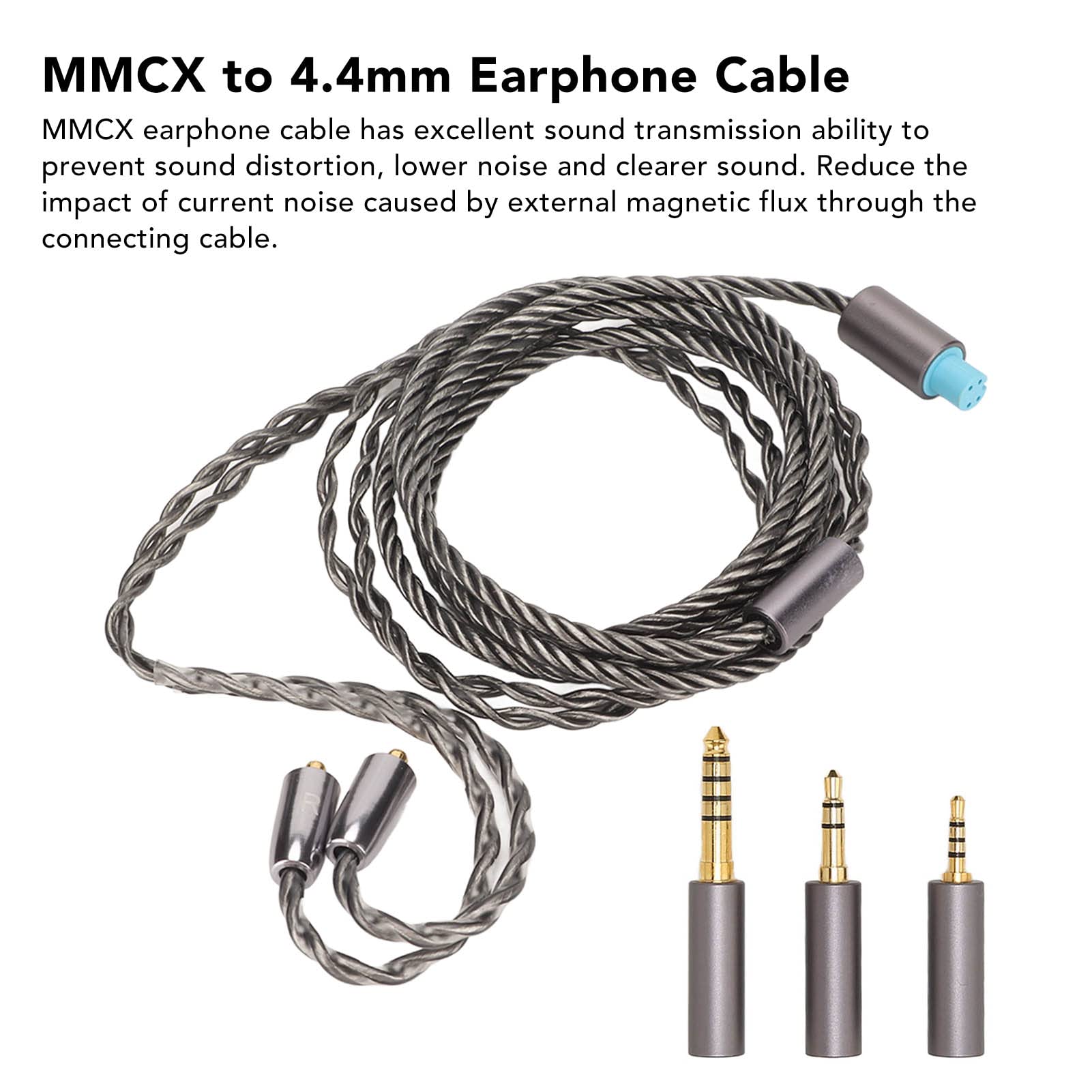 Amazon | 交換用イヤホンケーブルMMCXから2.5mm 3.5mm 4.4mm交換用