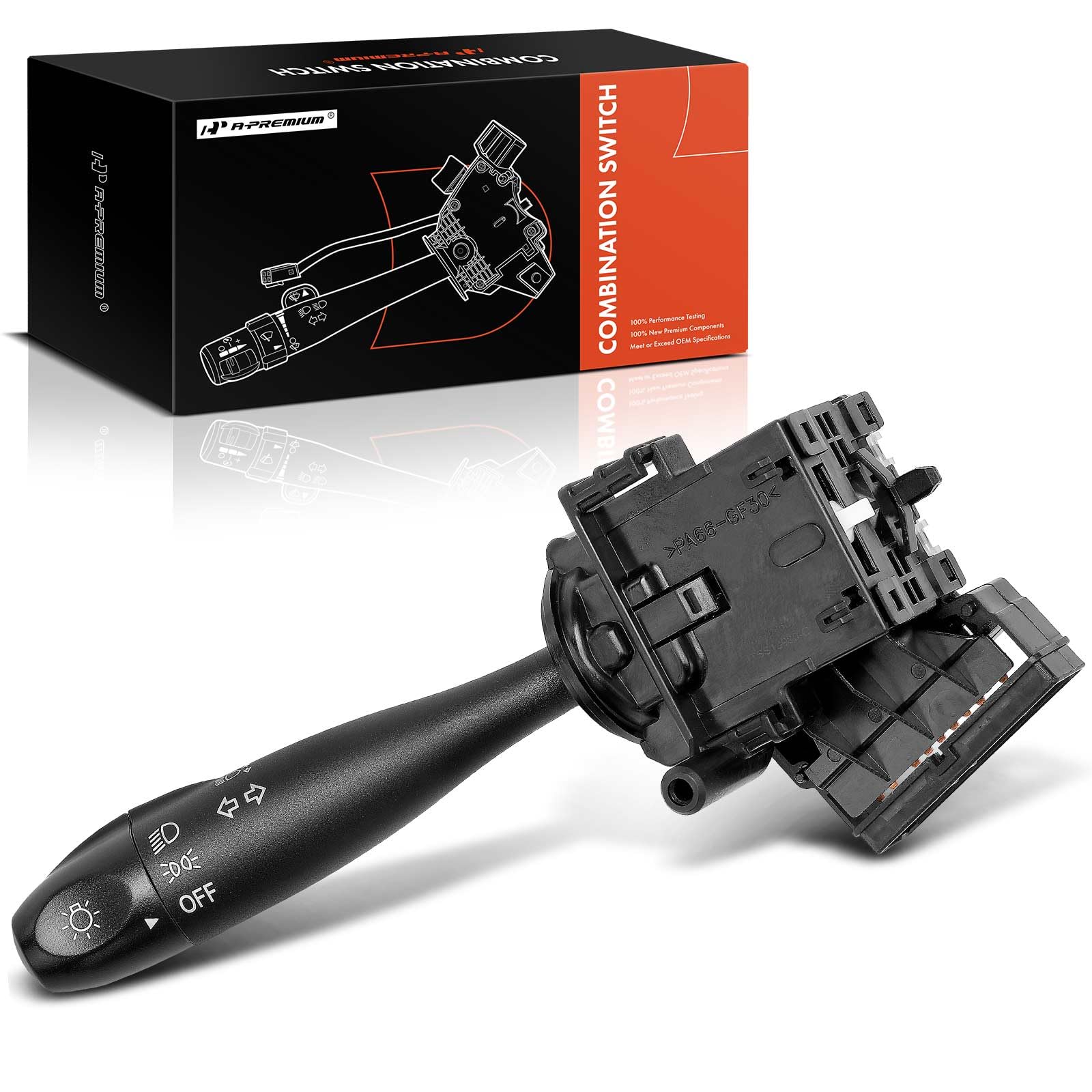 A-Premium Multifunction Switch Turn Signal Switch Compatible with Hyundai Accent 2006-2010 & Kia Rio 2006-2010, Rio5 2006-2011, 1.6L, Gas