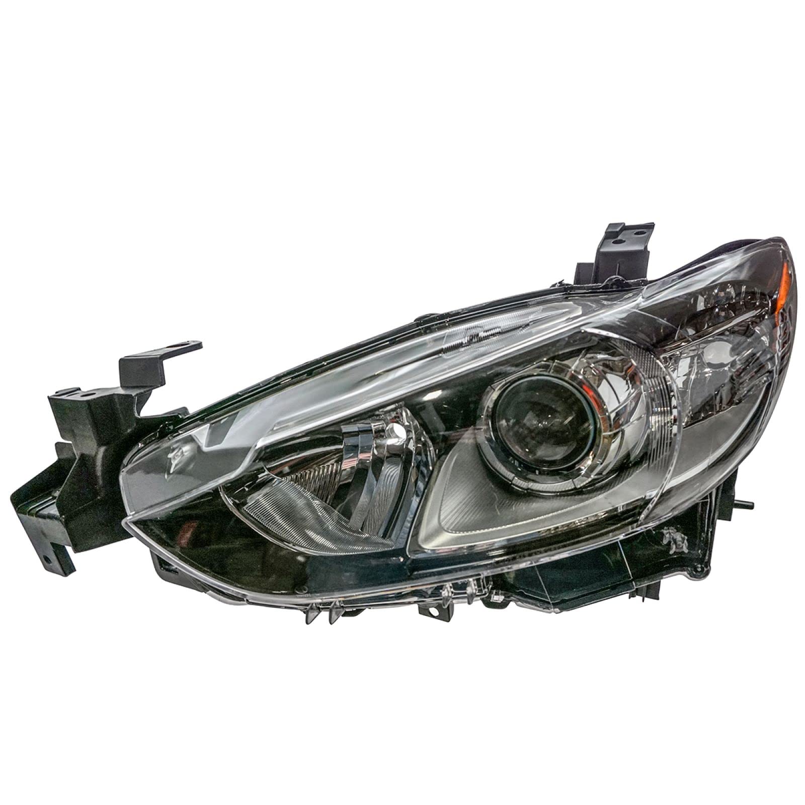 TRQ Driver Side Headlight Assembly Halogen Compatible with 2014-2020 Mazda 6 MA2518160