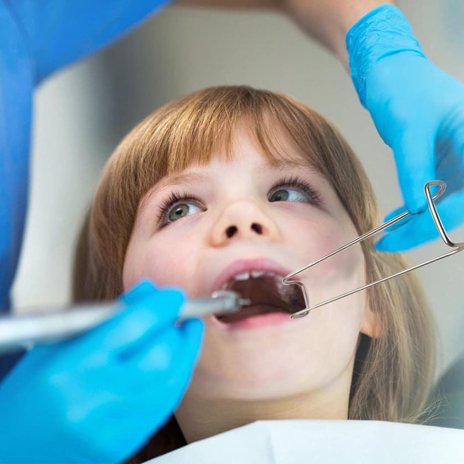 Dental Columbia Wange Retractor Autoklavierbarer Mundöffner, Zahninstrument für Zahnbeweißung und Zahnverfahren, 4 Stück