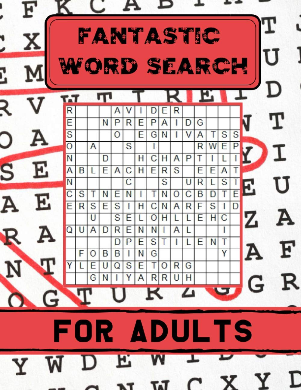 Fantastic Word Search For Adults: Word Finder Puzzle Book For Adults - Circle Word Puzzles - Word Finder Puzzle - Pocket Puzzles Word Finds - Large Text Word Search