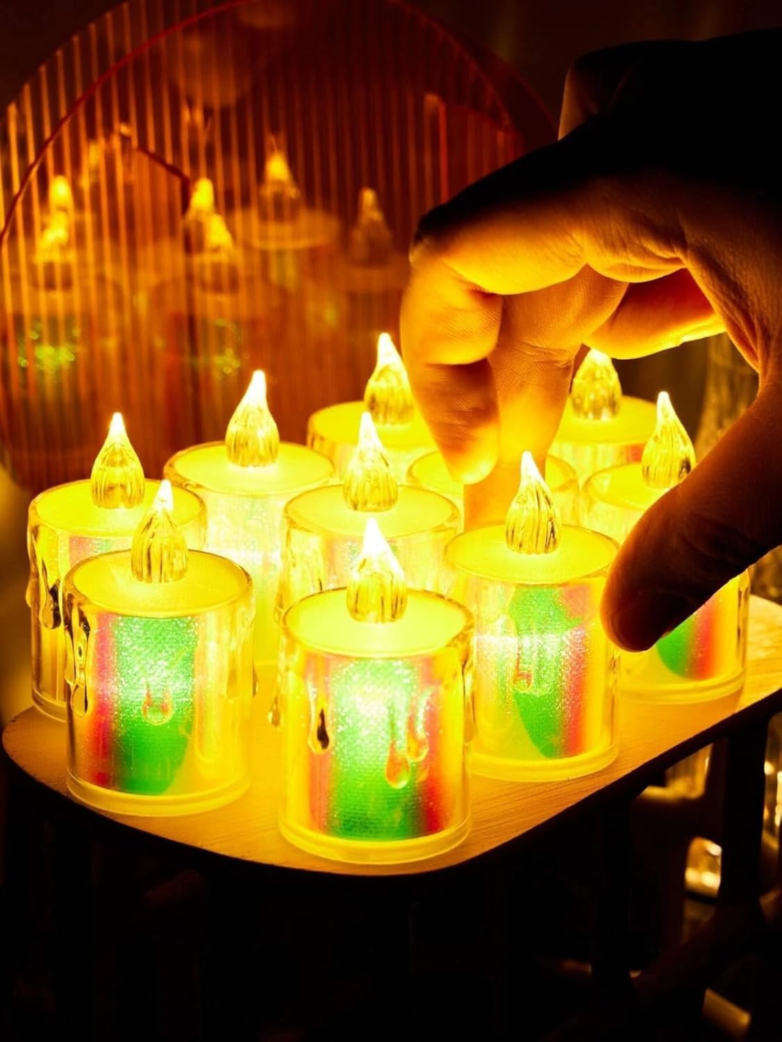 DREWIT STAR Multicolour Smokeless Candles Diva, Set of 6 3