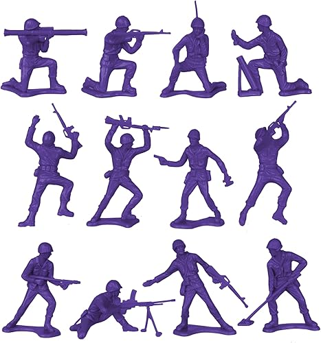 Miniatura 3 de TimMee - Figuras de soldado de juguete de plástico para hombre, 48 piezas, hechas en Estados Unidos