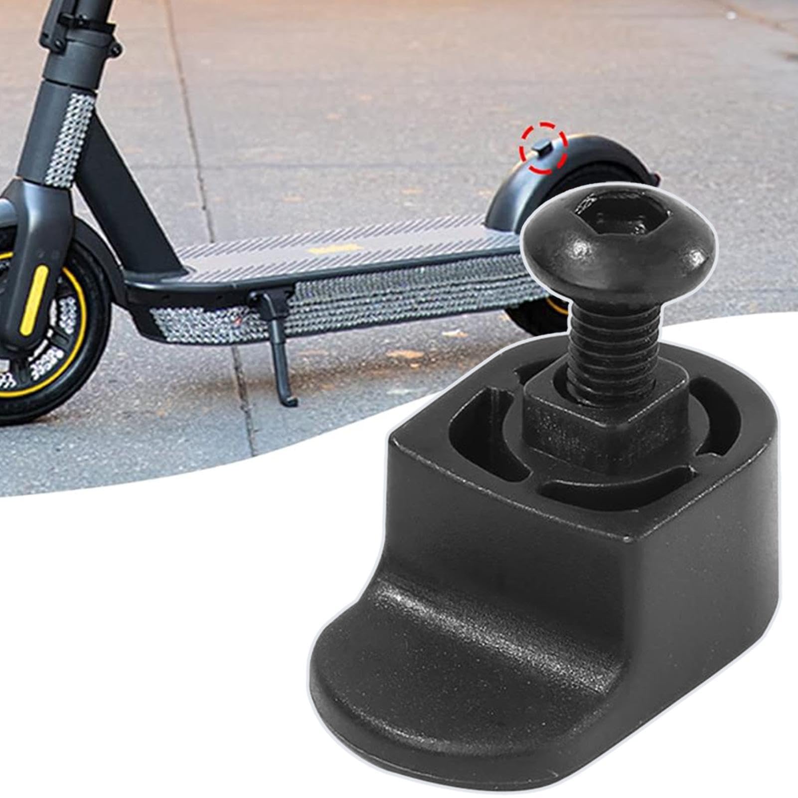 Soporte De Gancho Para Guardabarros Trasero De Fijación Para Scooter Eléctrico Conector Resistente Componente De Rueda Trasera
