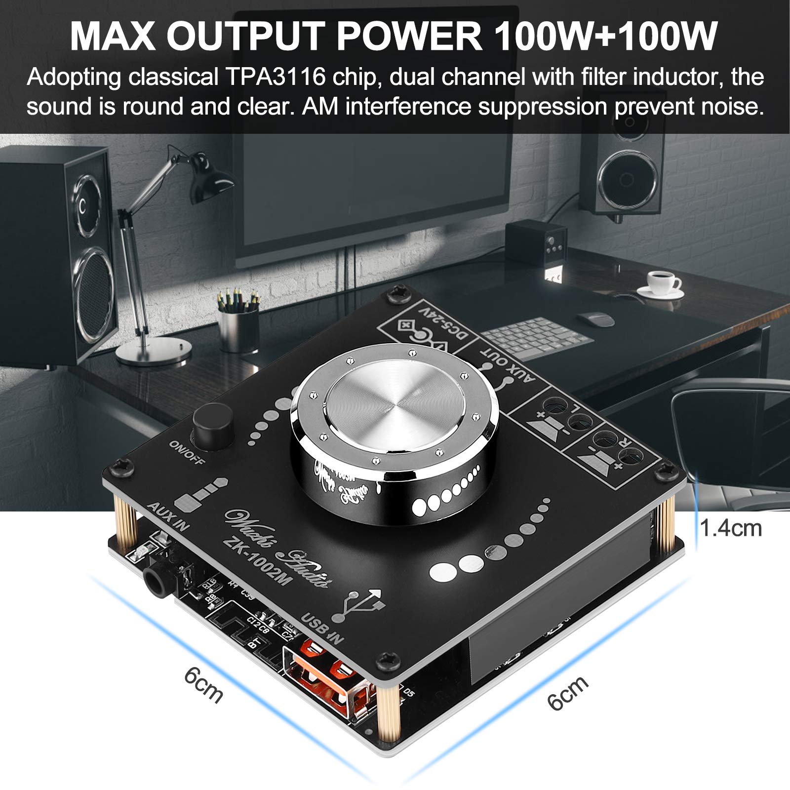 Amplificatore Di Potenza Digitale In Classe D 2 Amplificatori Stereo - Foto 5