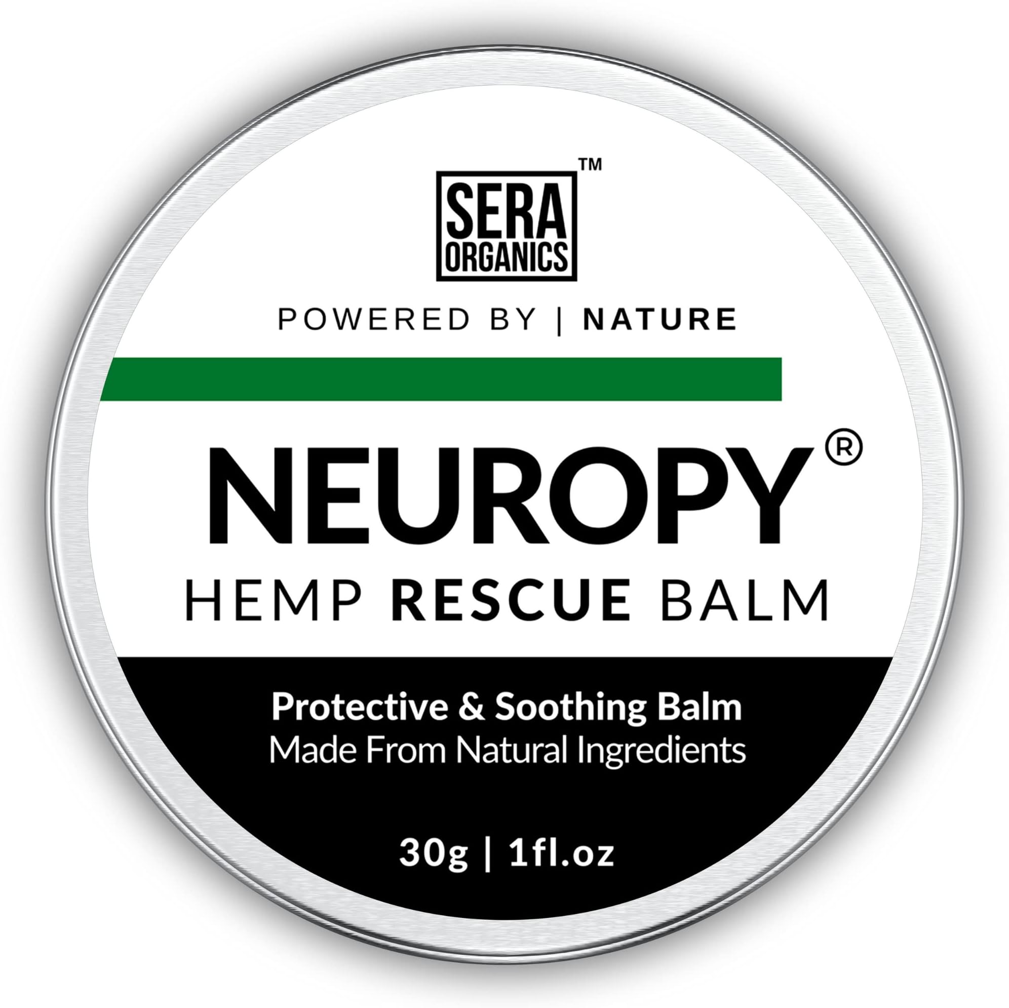Neuropathy Cream Treatment for Foot, Hands, Legs, Toes, for Muscle & Joint Discomfort, Natural Formula with Natural Turmeric, Ginger, St John’s Wort (30ml) Made in UK By Sera Organic