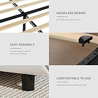 Vista 7 de BarnFurin Marcos de Cama Individual con Cajones de Almacenamiento y Luces LED, Cama Tapizada con Cabecera Capitonada con Cristales, Cama