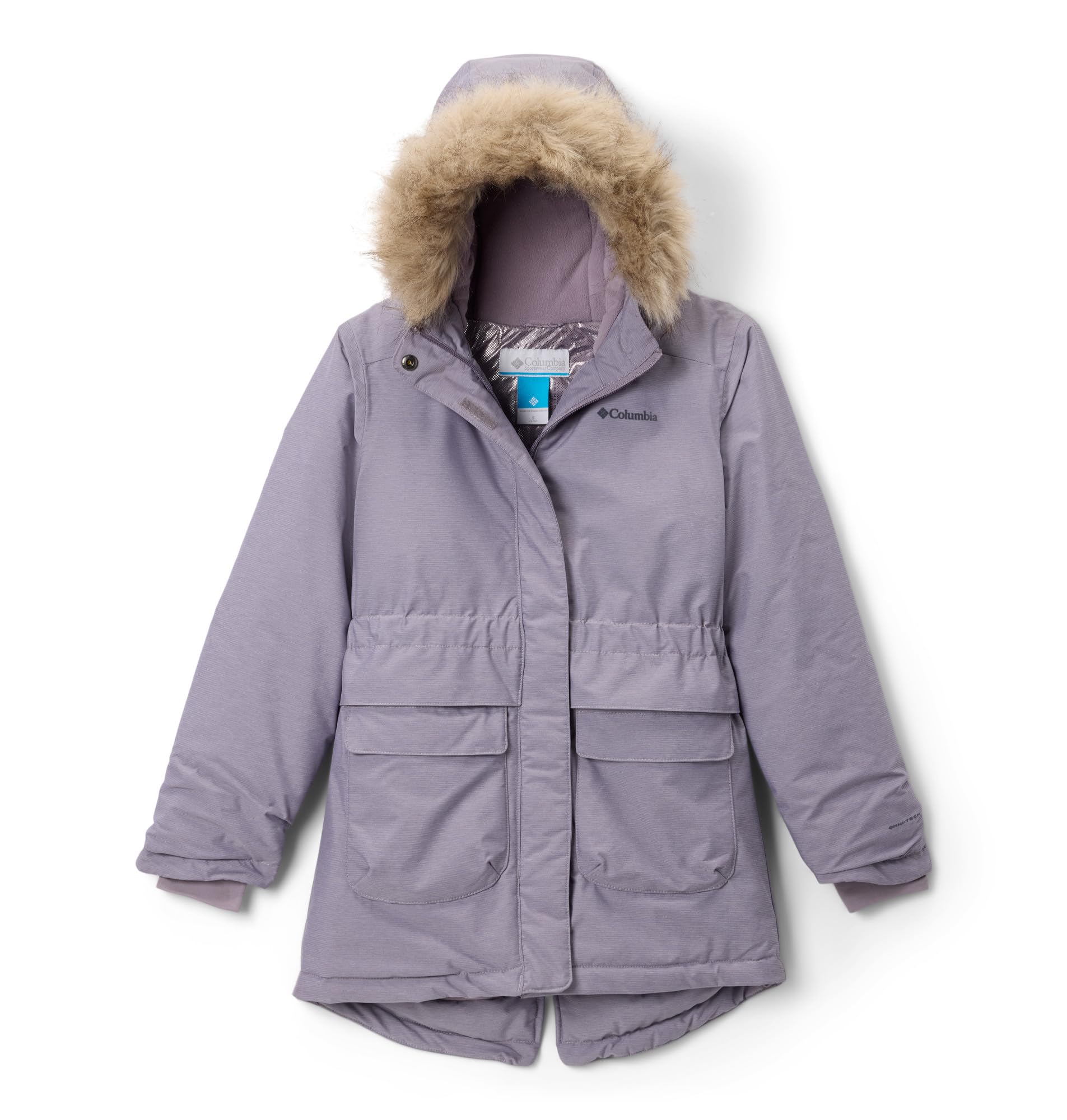 Columbia Youth Girls Nordic Strider 2 Jacket, Winter Jacket, Shale Purple, XXS