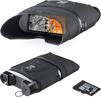 Night Vision Goggles - Nightfox Corsac 2, Infrared Night Vision Binoculars for Adults, Ultra Low Light HD Sensor, 4X Magnification, Tactical Digital IR Binoculars Infrared Goggles, 1080p Recording