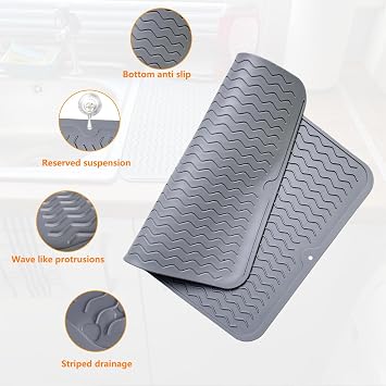 2 Pack Silicone Trivets for Hot Pans