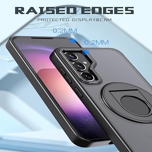 Miniatura 2 de Funda magnética para Samsung Galaxy S22 PlusS22+ compatible con Magsafe, protección de grado militar a prueba de golpes con soporte giratorio de 360