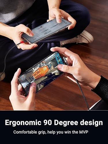 Miniatura 4 de UGREEN Cable USB C en ángulo recto USB A a tipo C compatible con iPhone 1515 Plus15 Pro15 Pro MaxGalaxy S10S10+ Note 20LG V50V60iPad Mini 6 Air