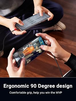 UGREEN USB A to USB C Cable 90 Degree 3A Right Angle Charging Cable, 0.5M