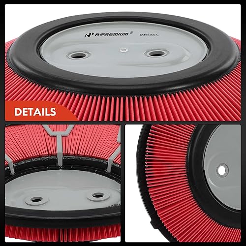 Miniatura 7 de A-Premium Filtro de aire de motor compatible con Nissan D21 Pickup, Frontier, Pickup, Xterra 1990-2004, L4 2.4L, Reemplazo # 16546-86G00