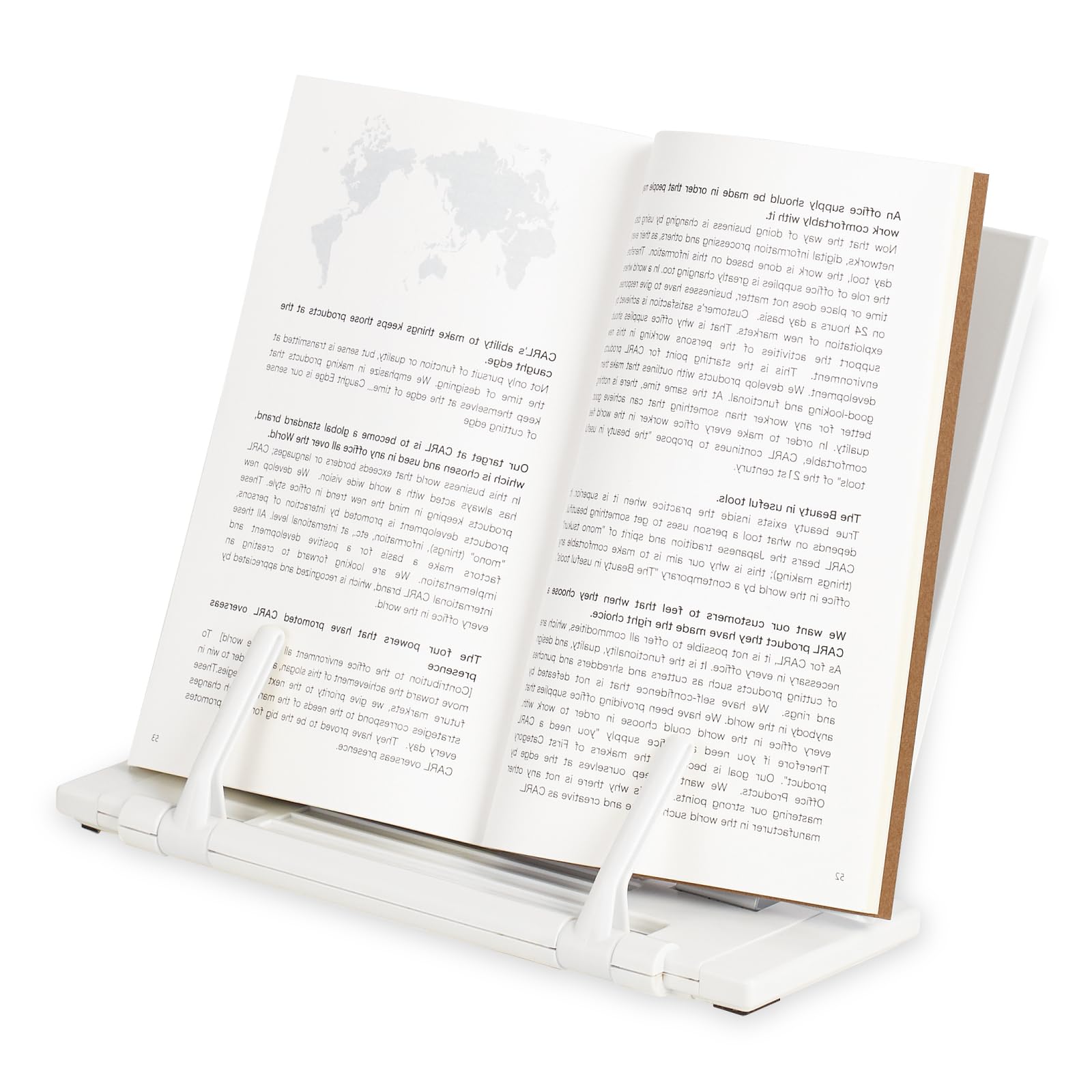 Amazon.co.jp: カール事務器 ブックスタンダー 書見台 ホワイト BKS