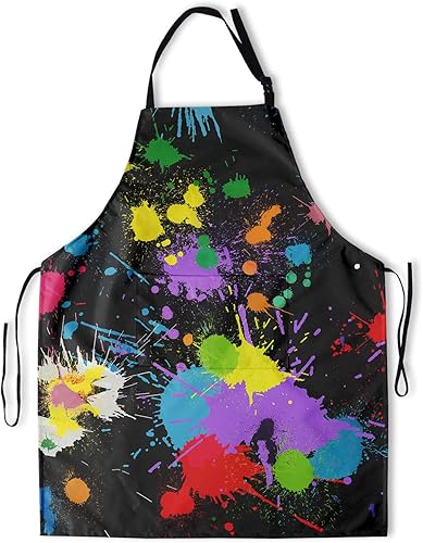 Delantal con bolsillos, delantales para mujeres y hombres, delantal de cocina para cocinar, jardinería, servidor, camarera, pintura