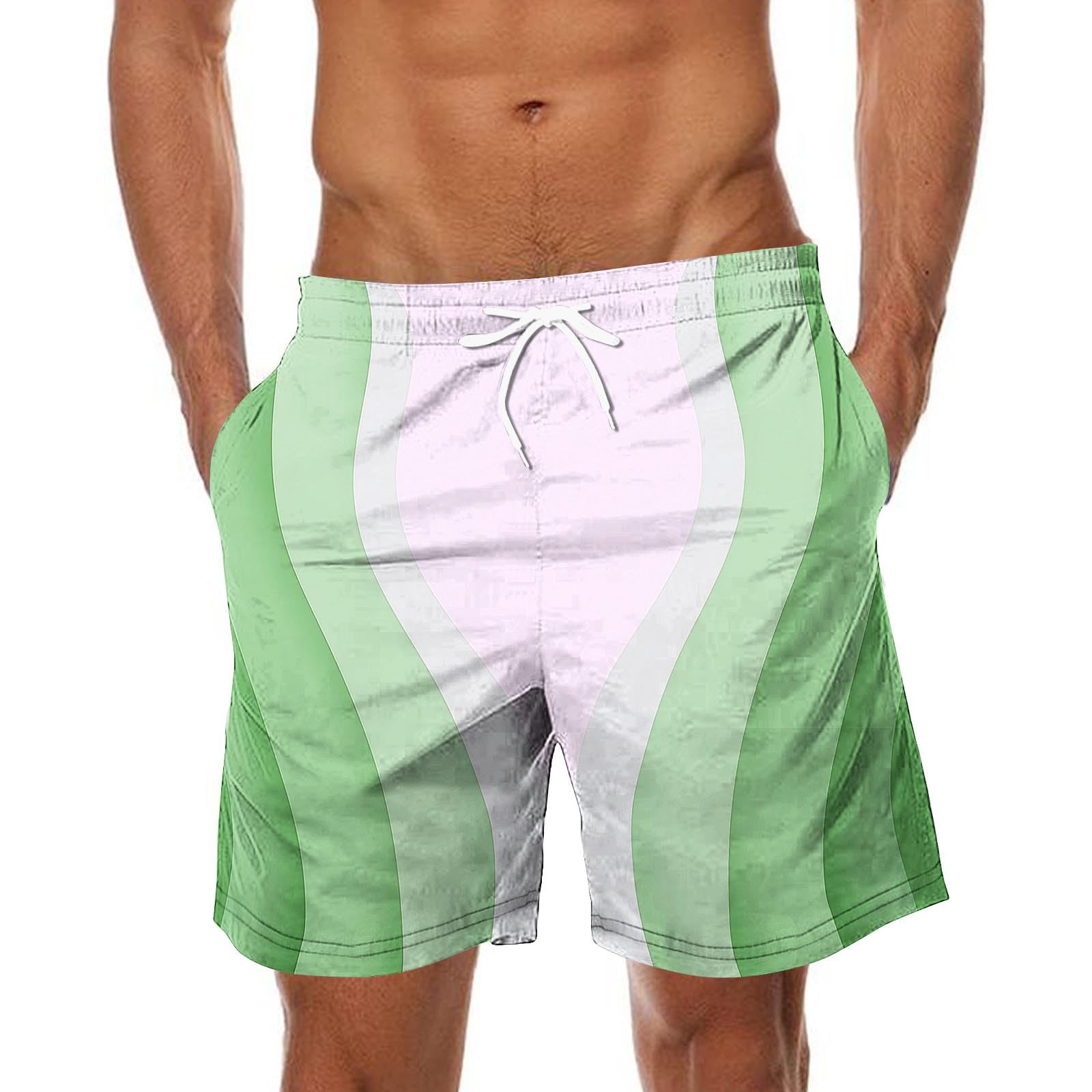Mens Color Block Workout Shorts with Pocket Lightweight Gym Running Sports Shorts Bodybuilding Athletic Short Pants