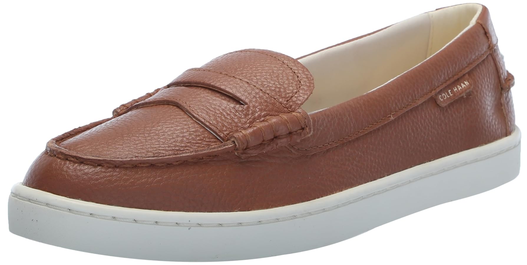 Cole Haan Womens Nantucket Penny, Pecan Pebbled Leather, 5-B Cole Haan Womens Nantucket Penny, Pecan Pebbled Leather, 5-B