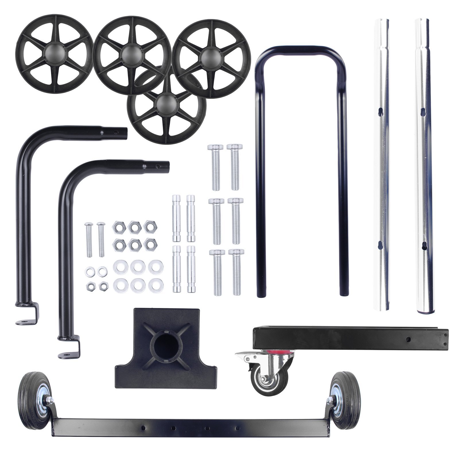 Felgenbaum Alu fahrbar schwarz 225er Reifen 4 Reifen max 100 Kg mit Feststellbremse