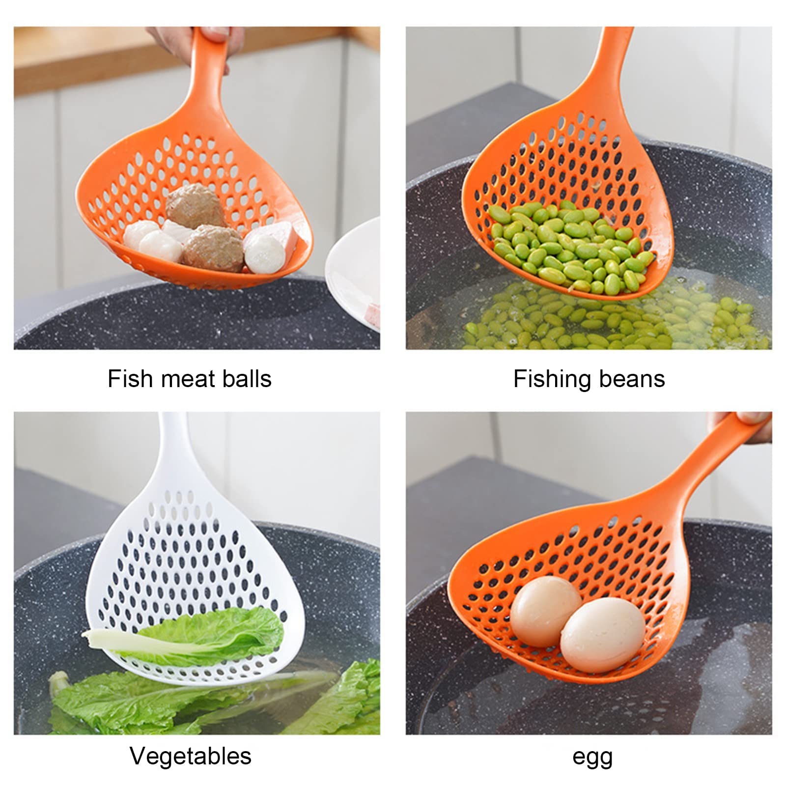 scoop vergiet Afvoer Vegies Scoop Mand groente wat... - Vicedeal