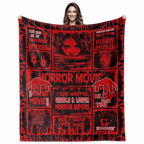 Horror Movies Watching Blanket