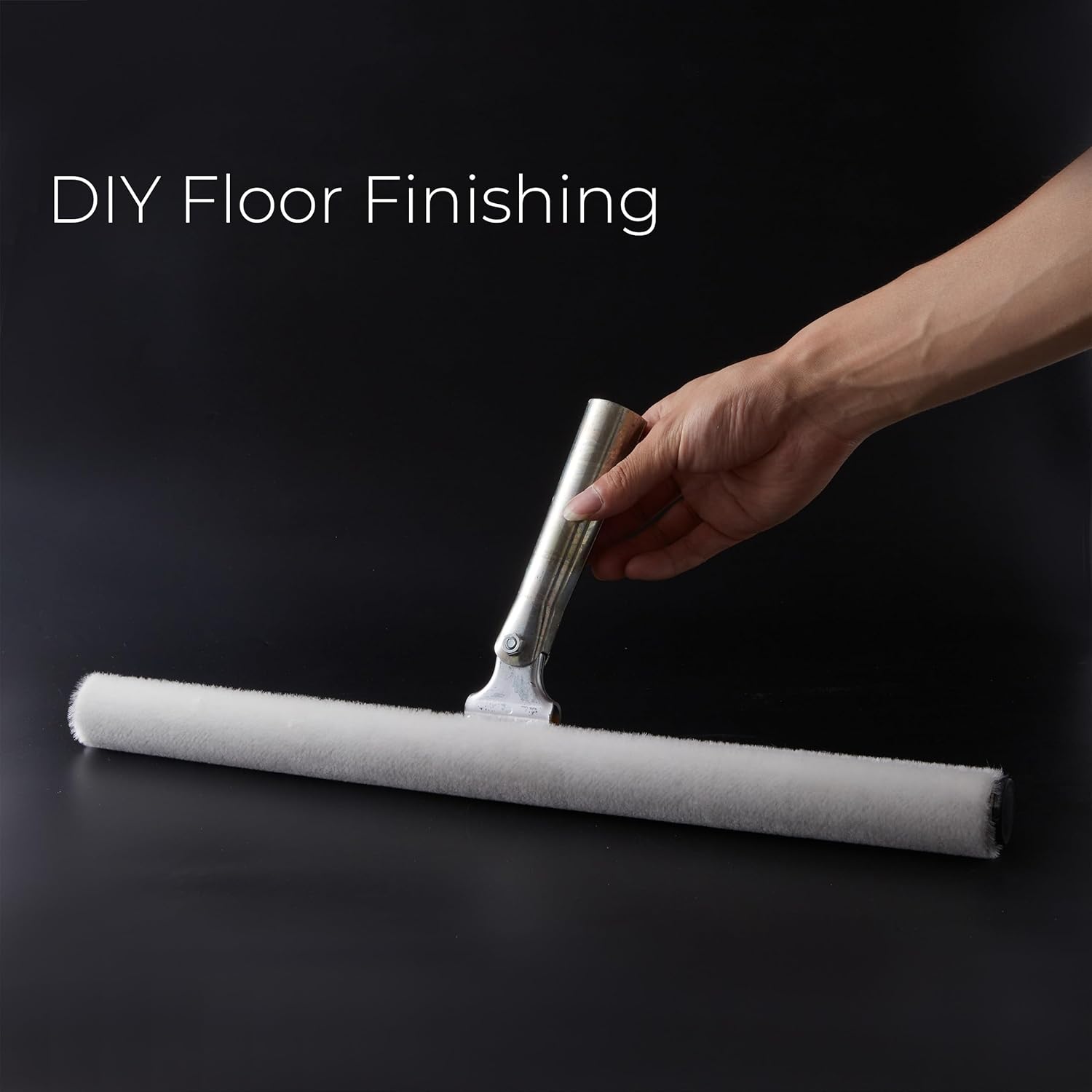 T Bar Applicator for Wood Floors – 18 Inch Floor Finish Applicator Tool with Refill Pad | Professional Polyurethane Applicator for Hardwood and Water-Based Floor Coatings