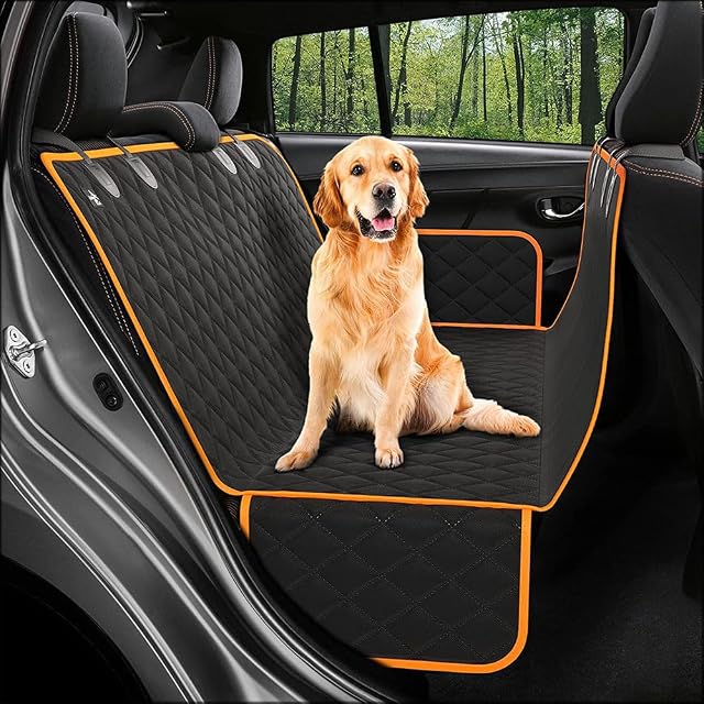 KAICNSF Funda Coche Perro Asiento Trasero para Fiat Panda 2003-2024