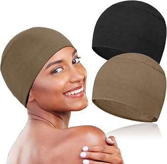 2 Pcs Soft Chemo Headwear for Women, Lightweight Hair Cap for Sleep Chemo Caps Sleeping Cap for Hair Loss
