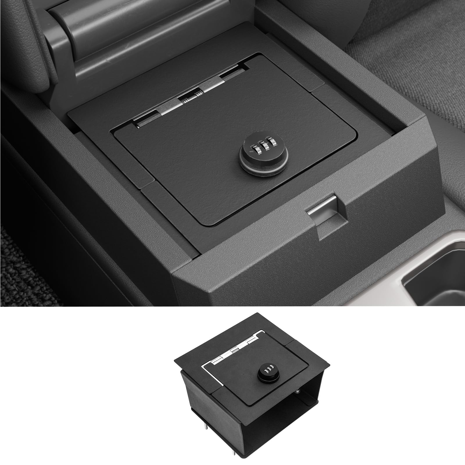 Amazon.com: Zekzoop Center Console Safe Lock Box Compatible with
