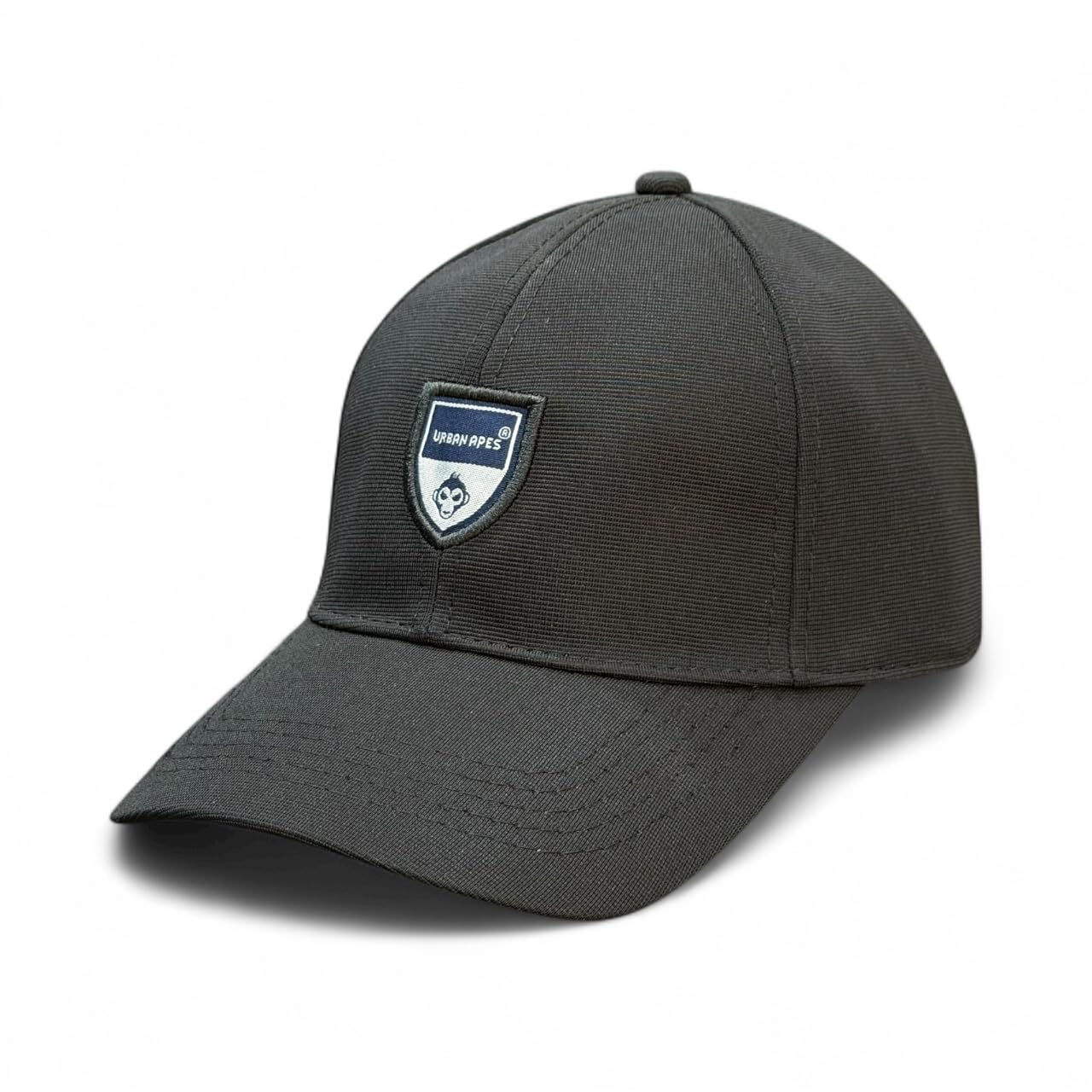 urban apes Classic Baseball Cap, Black Cotton, Embroidered Shield Logo Patch, Adjustable Casual Sports Hat-picture-28