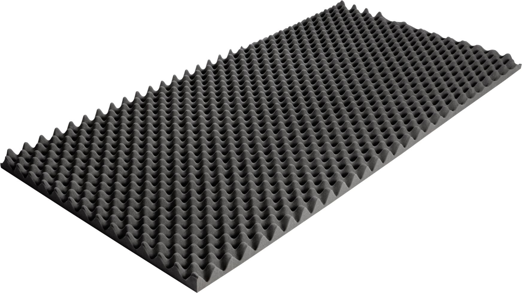 Markenlos Noppenschaumplatte Akustik, anthrazit, 200 x 100 x 5 cm