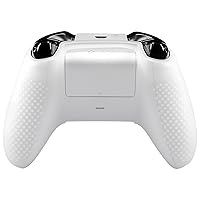Vista 3 de eXtremeRate Soft Anti-Slip Silicone Case Cover Thumb Stick Grip Caps Protector Skins for Xbox One X S Controller - Semi-Transparent Clear