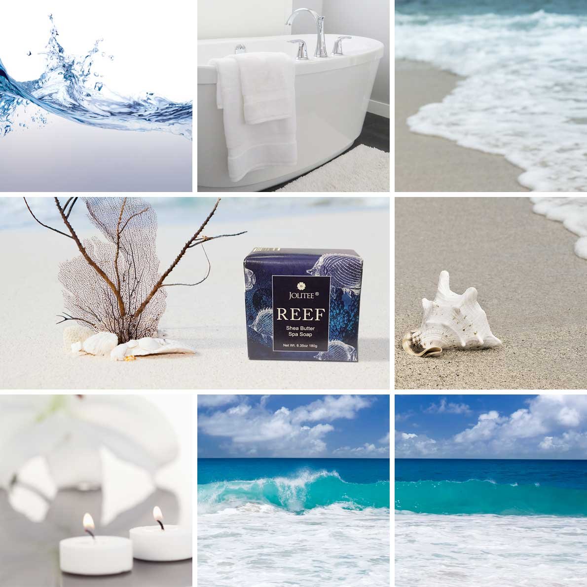 Reef Luxury Shea and Cocoa Butter with Sea Kelp Extract (Bar Soap Set)