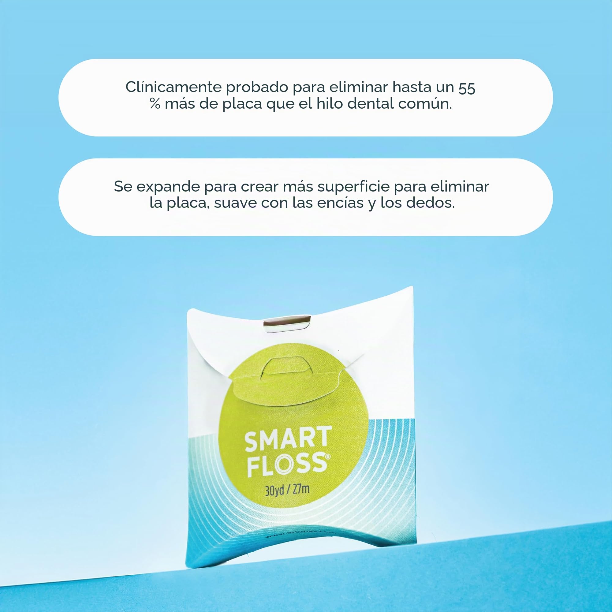 Dr. Tung'S Smart Floss, 30 Yds, sabor de cardamomo natural 1 Ea colores puede variar