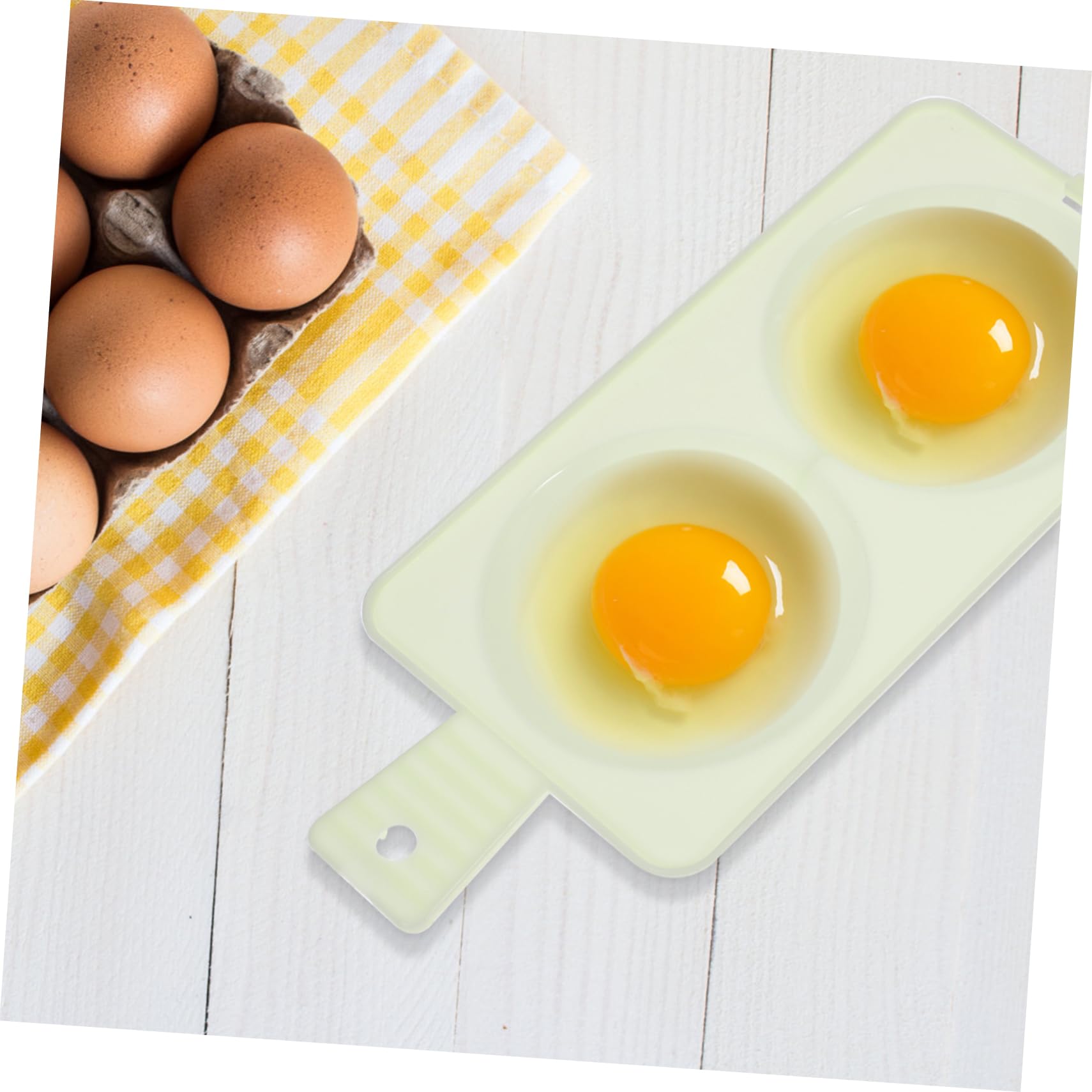 Cabilock DIY Portable Egg Cooker Microwave Safe for Preparation Non Stick Design for Effortless Cleaning for Breakfast Lovers and Quick Meals Random Color
