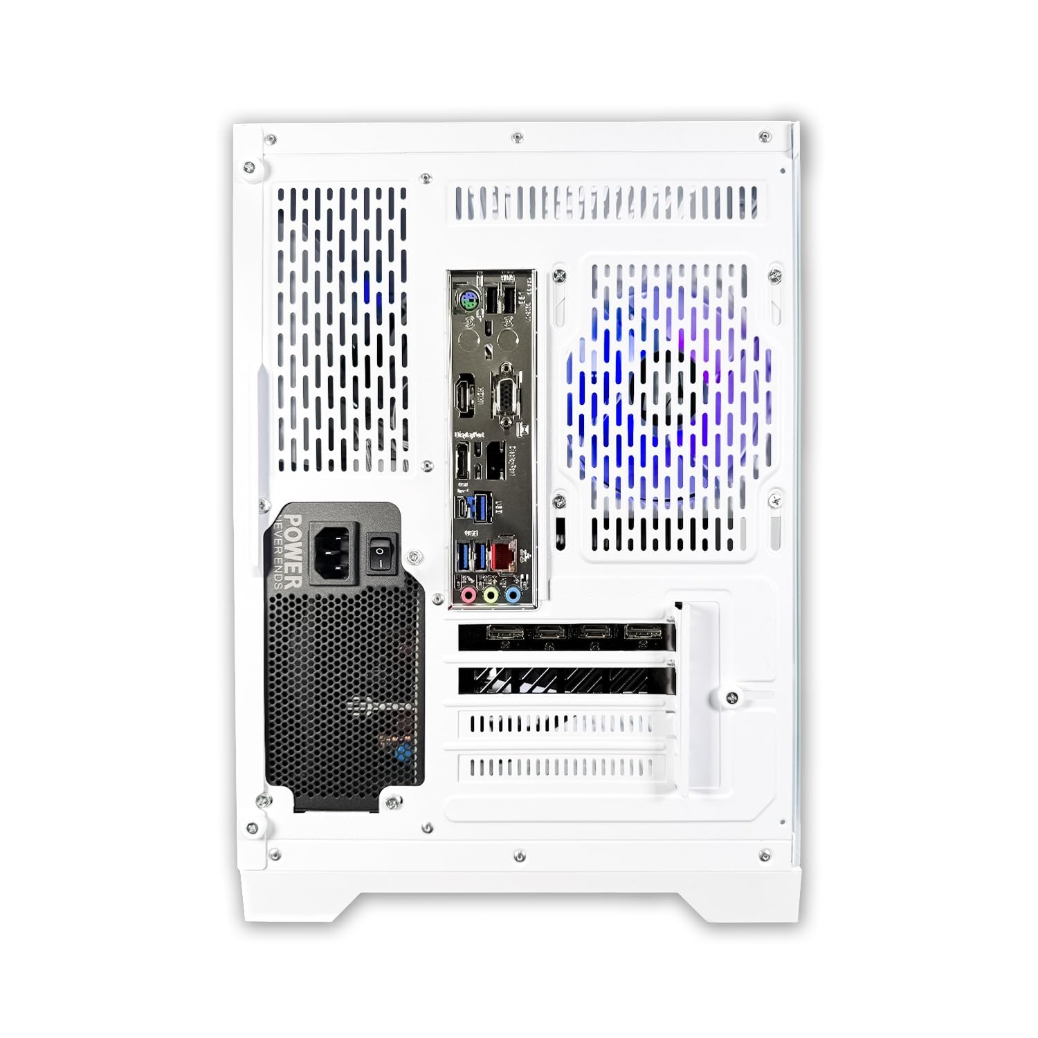 NitroPC - PC Gaming Avanzado (Intel Core i5 12400F 4.40GHz, RTX 3050 8GB, RAM 16GB, M.2 1TB, Windows 11 Pro, WiFi) Ordenador de sobremesa, PC Gamer (Blanco)