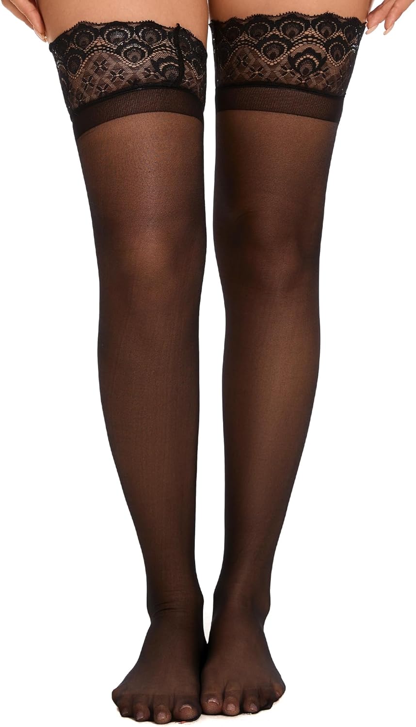 Lidogirl Thigh High Stocking Hosiery Sheer Pantyhose - Image 2