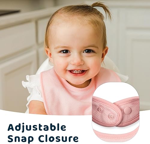 Miniatura 3 de Tiny Twinkle Baby Feeding Bibs- Waterproof and Absorbent Infant Drool and Feeding Baby Bibs