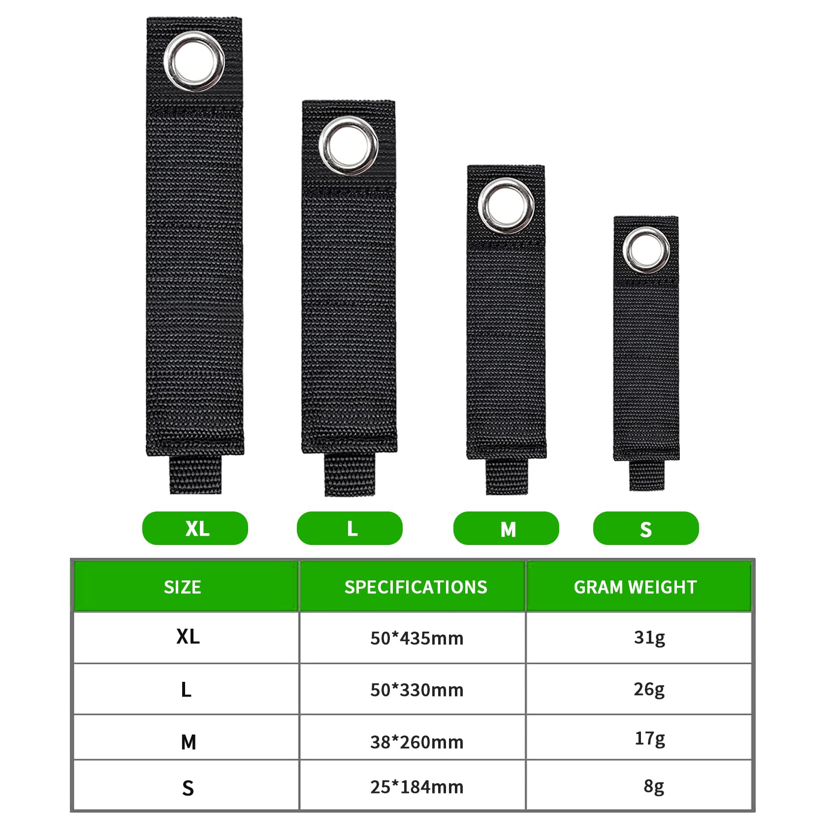 12 Pack Extension Cord Straps, DPISILYY Extension Cable Holder Hook And Loop Heavy Duty Wire Organizer For Garage Organization Camping RV Hose Storage Rope Shore Power Cord Holder - S,M,L,XL