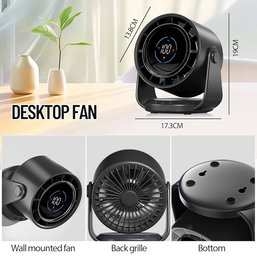 Amazon.com: Desk Fan for Bedroom, Air Circulator Fan for