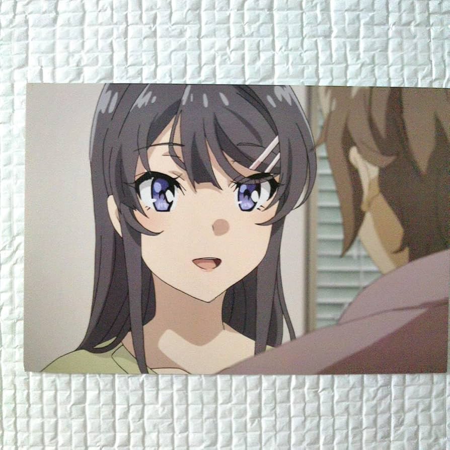 青ブタ 牧之原翔子 桜島麻衣 ポストカード Amazon.co.jp: 青春ブタ野郎はバニーガール先輩の夢を見ない