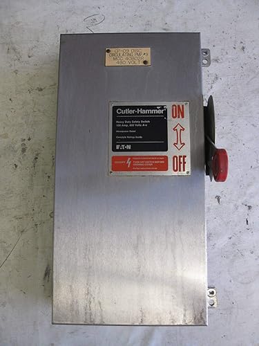 Eaton K Series 3 Wire 3 Pole Non-Fusible Heavy-Duty Safety Switch 600 Volt AC 10